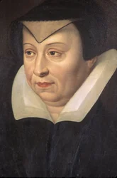 Indre & Loire N* 025 - Chateau dAzay-le-Rideau - Værelse N* 4 - Portræt af Catherine de Medici